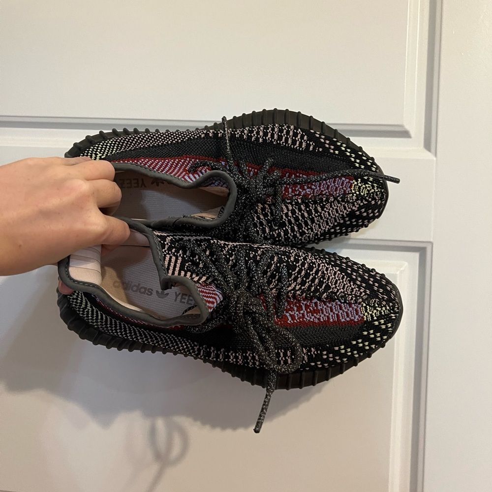 Adidas Yeezy Boost 350 V2 Black Red Sneakers